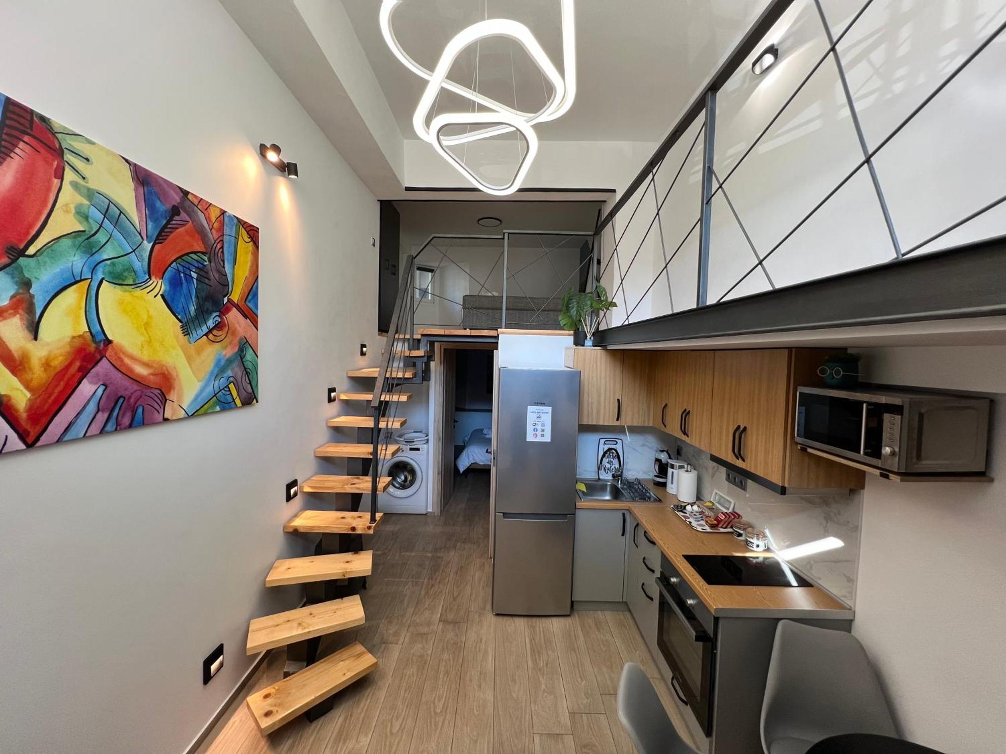 City Center Loft With Private Parking 카발라 외부 사진